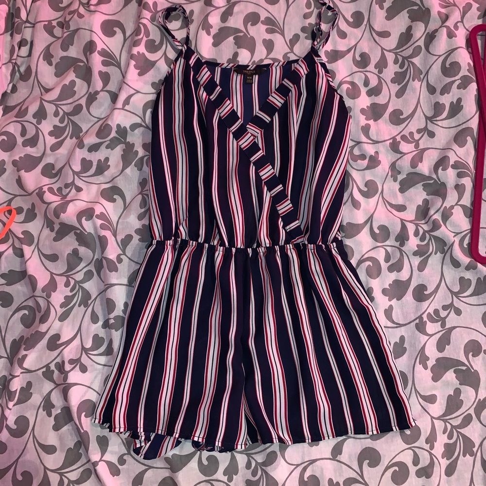 Red, White, and Blue Romper